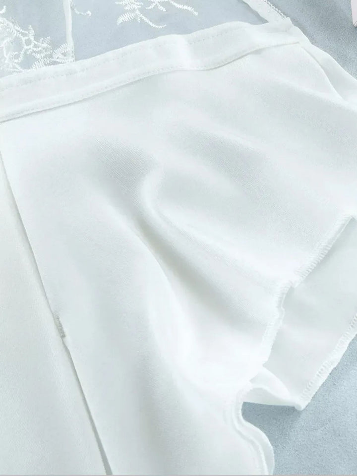 Aeris – Couture-Bodysuit mit zarter Stickerei
